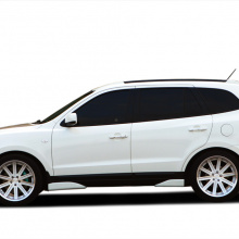 Накладки на пороги Bliss Zonda на Hyundai Santa Fe 2 (CN)